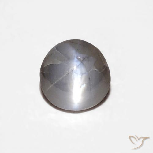 Crisoberilo Olho de Gato Medium Dark-Grey Natural 0.29ct, oval, Opaco