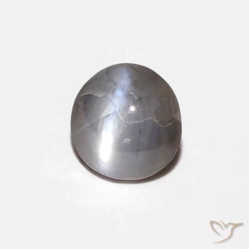 Crisoberilo Olho de Gato Medium Dark-Grey Natural 0.29ct, oval, Opaco