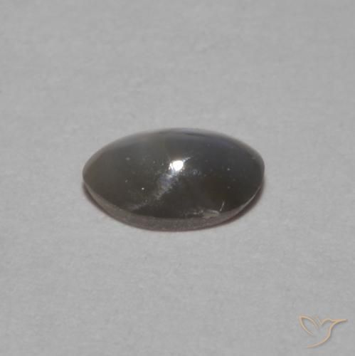 Crisoberilo Olho de Gato Cinza prateado Natural 0.26ct, oval, Opaco