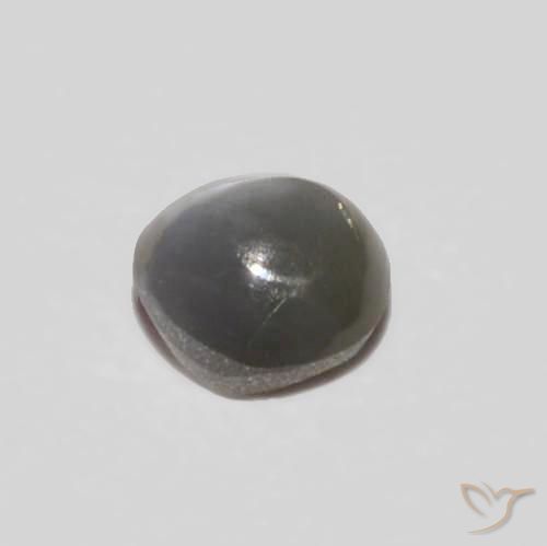 Crisoberilo Olho de Gato Cinza muito claro Natural 0.24ct, oval, Opaco