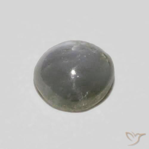 Crisoberilo Olho de Gato Cinza muito claro Natural 0.30ct, oval, Opaco