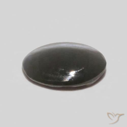 Crisoberilo Olho de Gato cinza médio Natural 0.25ct, oval, Opaco