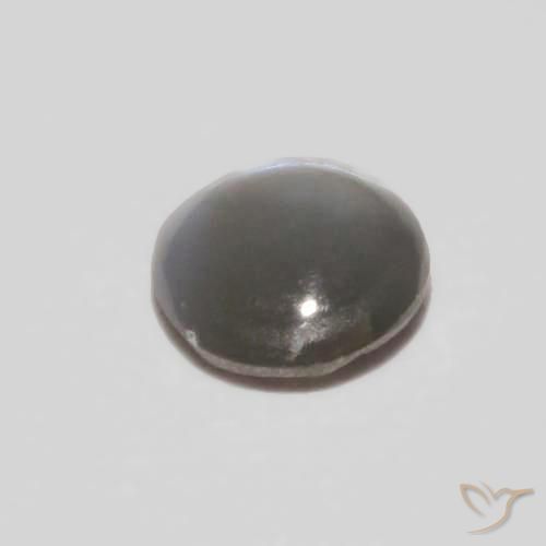 Crisoberilo Olho de Gato cinza médio Natural 0.24ct, oval, Opaco