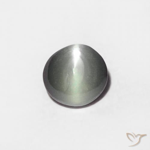 Crisoberilo Olho de Gato Prata Natural 0.21ct, oval, Opaco