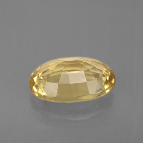 Crisoberilo amarelo natural 2,15ct, corte oval, VS-SI
