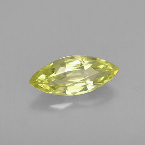 Crisoberilo amarelo natural 0,77ct, marquise, VVS-VS