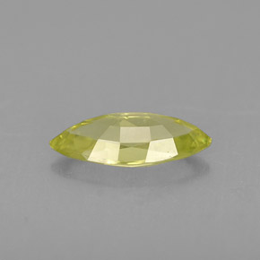 Crisoberilo amarelo natural 0,77ct, marquise, VVS-VS