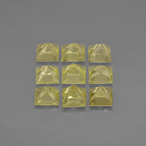 Pedras preciosas de crisoberilo amarelo natural de  ct, quadrado, VVS-VS