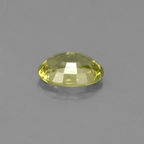Crisoberilo verde natural 0,57ct, corte oval, VVS