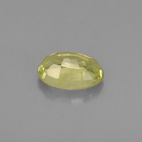 Crisoberilo verde natural 0,56ct, corte oval, VVS