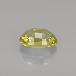 Crisoberilo verde natural 0,61ct, corte oval, VVS