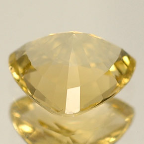Crisoberilo amarelo natural 0,78ct, trillion, IF