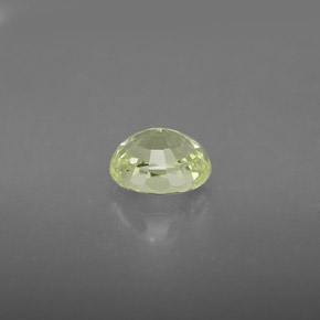 Crisoberilo amarelo natural 1,10ct, corte oval, VVS