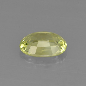 Crisoberilo verde natural 1,03ct, corte oval, VVS