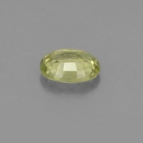 Crisoberilo verde natural 0,82ct, corte oval, VVS-VS