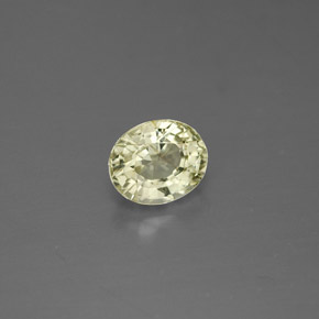 Crisoberilo verde natural 0,88ct, corte oval, VVS-VS