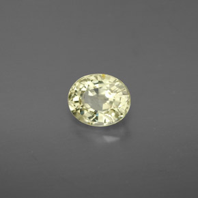 Crisoberilo verde natural 0,88ct, corte oval, VVS-VS