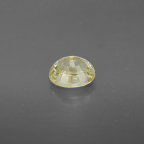 Crisoberilo verde natural 0,88ct, corte oval, VVS-VS