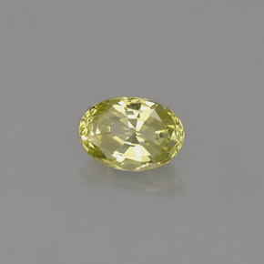 Crisoberilo verde natural 0,58ct, corte oval, IF