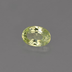Crisoberilo verde natural 0,61ct, corte oval, VVS