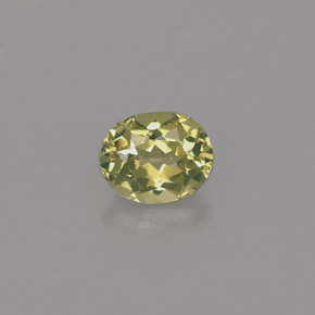 Crisoberilo verde natural 0,48ct, corte oval, VVS-VS