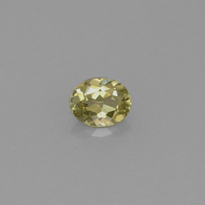 Crisoberilo verde natural 0,44ct, corte oval, VVS-VS