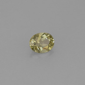 Crisoberilo verde natural 0,44ct, corte oval, VVS-VS