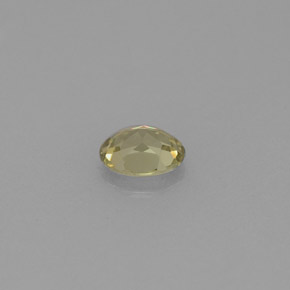 Crisoberilo verde natural 0,44ct, corte oval, VVS-VS