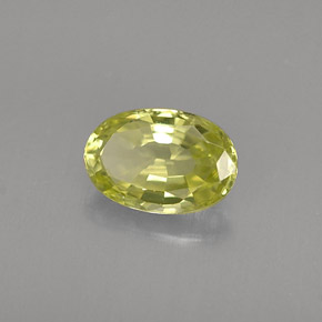 Crisoberilo verde natural 0,56ct, corte oval, VVS-VS