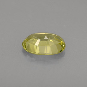Crisoberilo verde natural 0,56ct, corte oval, VVS-VS