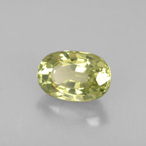 Crisoberilo verde natural 0,71ct, corte oval, VS
