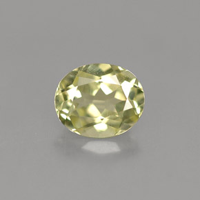 Crisoberilo verde natural 0,82ct, corte oval, VVS