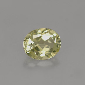 Crisoberilo verde natural 0,82ct, corte oval, VVS