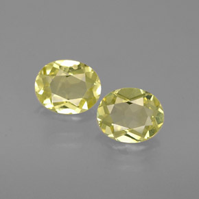 Pedras preciosas de crisoberilo amarelo natural de  ct, corte oval, VVS-VS