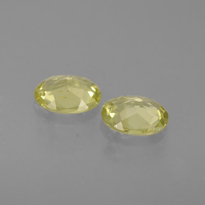 Pedras preciosas de crisoberilo amarelo natural de  ct, corte oval, VVS-VS