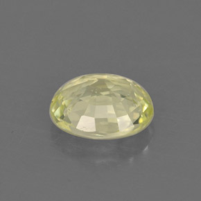 Crisoberilo verde natural 0,87ct, corte oval, VVS-VS