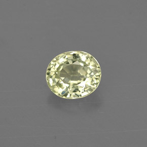 Crisoberilo verde natural 0,54ct, corte oval, VVS