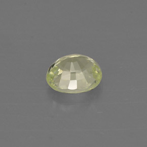 Crisoberilo verde natural 0,54ct, corte oval, VVS