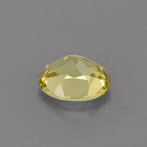 Crisoberilo amarelo natural 0,72ct, corte oval, VVS-VS