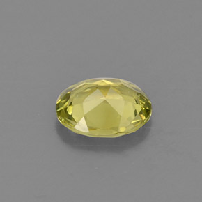 Crisoberilo verde natural 0,57ct, corte oval, VVS