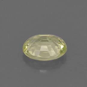 Crisoberilo verde natural 0,72ct, corte oval, VVS-VS