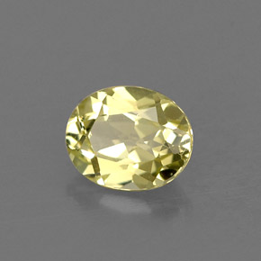 Crisoberilo verde natural 0,69ct, corte oval, VVS