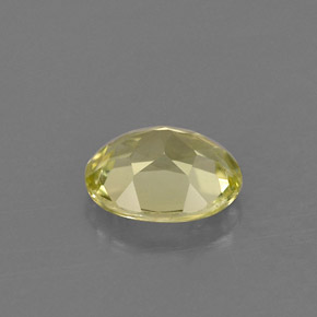 Crisoberilo verde natural 0,69ct, corte oval, VVS