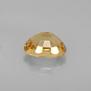 Crisoberilo amarelo natural 0,90ct, corte oval, VVS