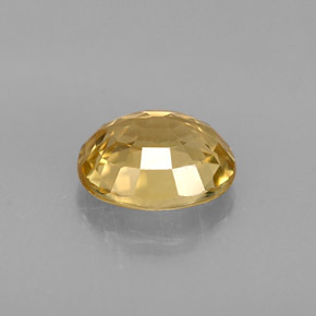 Crisoberilo amarelo natural 0,98ct, corte oval, VS