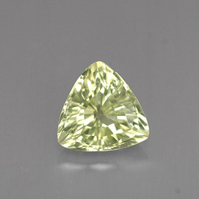 Crisoberilo verde natural 1,04ct, trillion, VVS-VS
