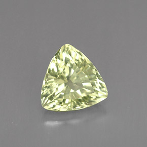 Crisoberilo verde natural 1,04ct, trillion, VVS-VS