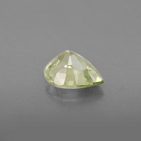 Crisoberilo verde natural 1,50ct, formato de pêra, VVS