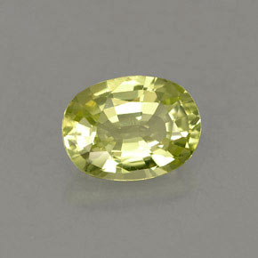 Crisoberilo ouro natural 1,40ct, corte oval, VVS-VS