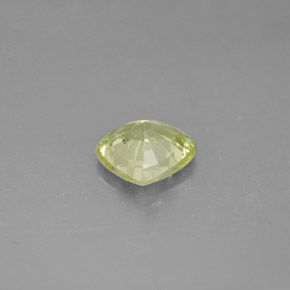 Crisoberilo amarelo natural 1,24ct, formato de pêra, VVS